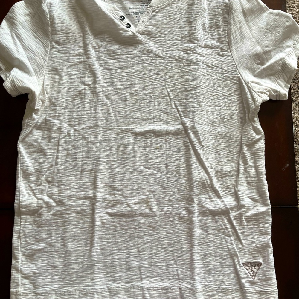 Guess knit Henley shirt.